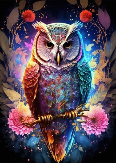 RYMILIE Diamond Painting Kits for Adults - Owls DIY 5D Diamond Art Kits Full Drill Diamond Dots Paintings with Diamonds Gem Art and Crafts Home Decor 12x16inch RYMILIE Diamond Painting Kits for Adults - Owls DIY 5D Diamond Art Kits Full Drill Diamond Dots Paintings with Diamonds Gem Art and Crafts Home Decor 12x16inch