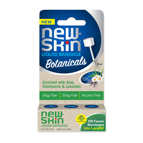NEW-SKIN Botanicals Liquid Bandage for Minor Cuts and Scrapes, 0.3 Ounce