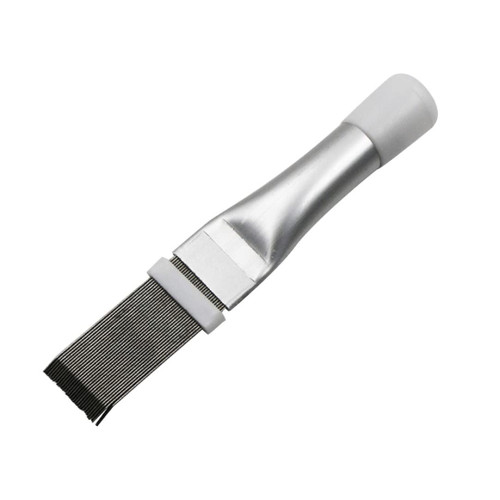 Stainless Steel Fin Comb Condenser Comb Air Conditioner Blade Radiator Fin Cleaner Repair Tool Accessories (Silver) Coil Brush Radiator Comb Coil Cleaner A/C Coil Cleaner Ac Fin Comb Coil.
