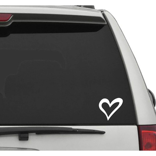 Heart Decal CAR Truck Window Bumper Sticker Boost Low Euro Illest JDM KDM Funny