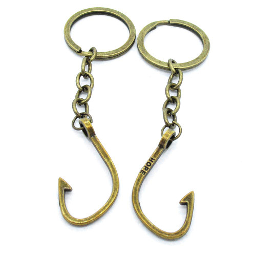 1 Items Keychain Keyring Key Tags Chains Rings Jewelry Bag Charms AA441 Hope Hook