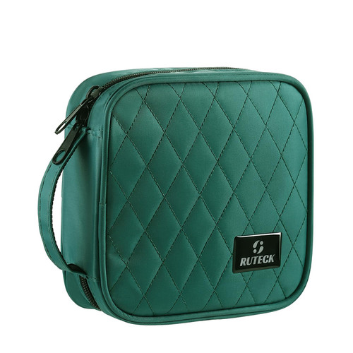 RUTECK CD Case DVD Case CD Holder DVD Storage Case CD Organizer Car DVD Cases CD Wallet Holders Video Game Binder for Car Home Travel