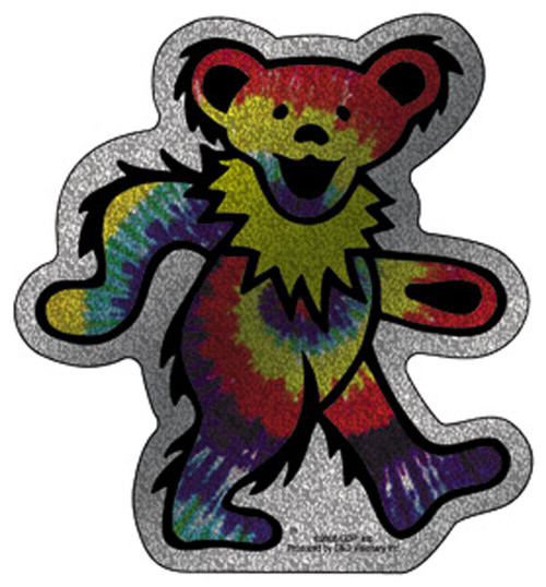 C&D Visionary Licenses Products Grateful Dead Dancing Bear Glitter Sticker