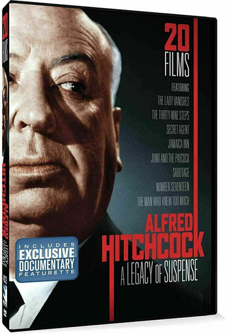 ALFRED HITCHCOCK A Legacy of Suspense 20 FILMS DVD 4-Disc Set ALFRED HITCHCOCK A Legacy of Suspense 20 FILMS DVD 4-Disc Set