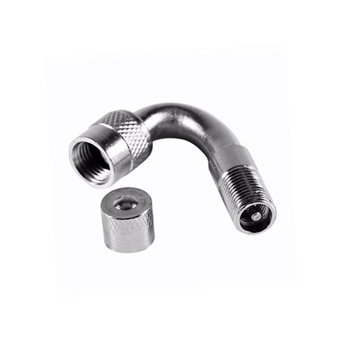 ERINGOGO 45 Motorcycle Valve Adapter Right Angle Valve stem Adapter tire Valve Extension Bike Valve Adapter Schrader Valve 90 Degree Valve stem Valve stem Extension car Extension Tube