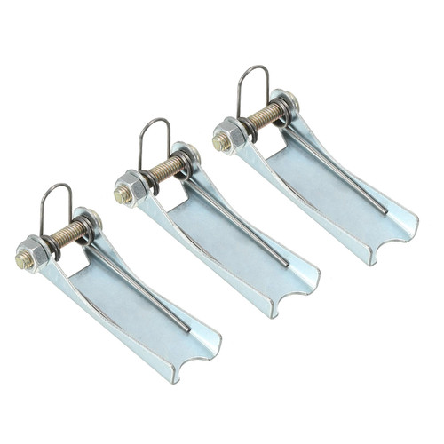 PATIKIL 1.9 Inch Replacement Hooks Latch, 3 Pack Metal Towing Receiver Hitch for Clevis Hook Trailer, Silver