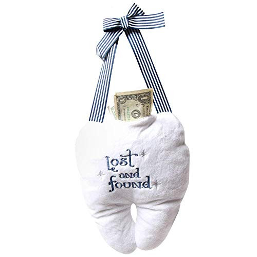Lost & Found White Tooth Fairy Pillow by Snuggle Stuffs