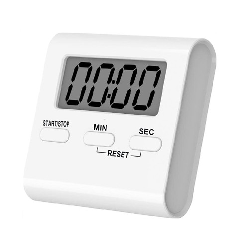 KONIEE Kitchen Timers Large Magnetic LCD Digital Kitchen Countdown Timer Stopwatch Alarm Practical Cooking Plastic Alarm Clocks Countdown Clock Large