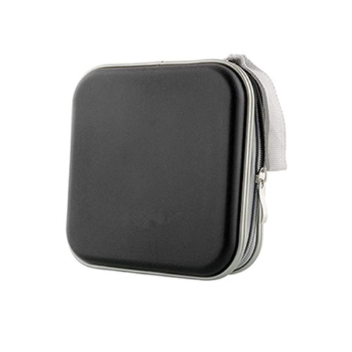 Storage Box Cd Storage Case 40 Disc Media Holder Portable Cd Wallet Sleeve Case Cd Package Cd/Dvd Storage Box Grey