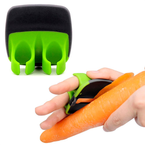 Finger Grip Vegetable Peelers for Kitchen - Silicone Kitchen Mini Potatoes Peeler Fruit and Vegetable Peeler Kitchen Peeler Tool - Potato Peeler Hand Grip Fun Kitchen Gadgets Peeling Fruit Peeler Tool