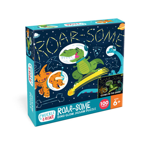 Chuckle & Roar - Roar-Some Puzzle - Engaging and Educational Puzzles for Kids - Larger Pieces Designed for Preschool Hands - 100 PC Jigsaw Puzzle
