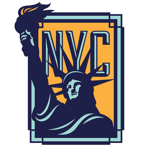 Vagabond Heart New York City Sticker - Weatherproof Vinyl Statue of Liberty Souvenir NYC Decal Vagabond Heart New York City Sticker - Weatherproof Vinyl Statue of Liberty Souvenir NYC Decal