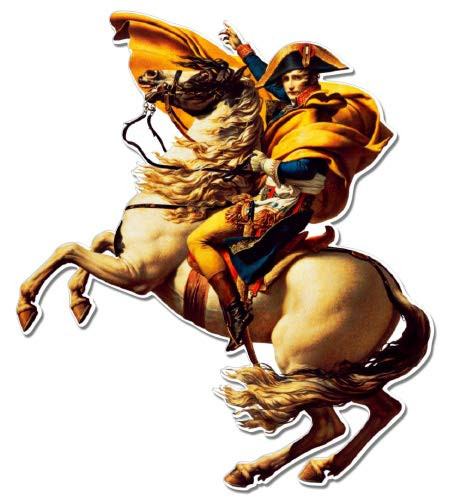 GT Graphics Express Napoleon - 5" Vinyl Sticker - for Car Laptop I-Pad - Waterproof Decal