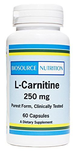 Biosource Nutrition L-Carnitine 250 mg 60 Capsules