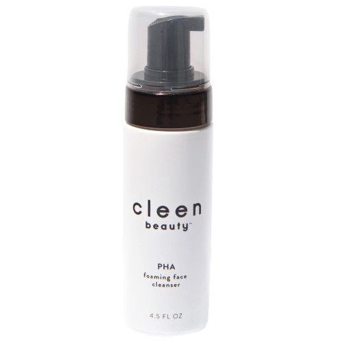 CLEEN BEAUTY PHA Foaming Face Cleanser | Foaming Facial Cleanser with PHA | Exfoliating Face Wash for Women | Gentle Cleanser - Paraben Free | Face Cleanser for Women | 4.5 Fl. Oz