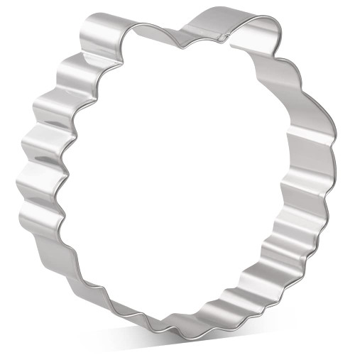 KENIAO Christmas Wreath Cookie Cutter, 3.7", Stainless Steel