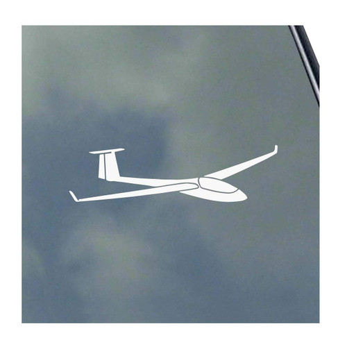 Sailplane in Flight Vinyl Sticker Decal Glider Aircraft Pilot