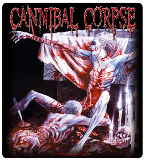 Sticker Cannibal Corpse Tomb of the Mutilated Album Art Metal Music Band Decal