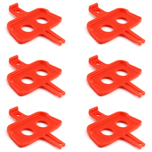 ALEOED 6 Pieces Bike Brake Pad Spacer Hydraulic Disc Brake Spreader Instert Repair Tool Parts for Shimano and More Mountain Road Bicycle MTB ALEOED 6 Pieces Bike Brake Pad Spacer Hydraulic Disc Brake Spreader Instert Repair Tool Parts for Shimano and More Mountain Road Bicycle MTB