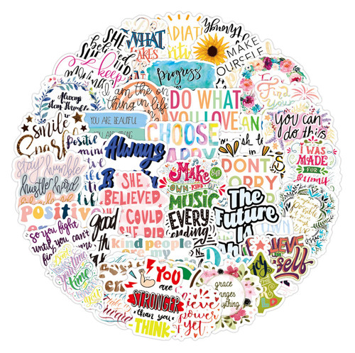 50Pcs Inspirational Affirmation Stickers, Encouraging Words Stickers for Students Teachers Kids Teens Adults, Waterproof Motivational Quote Stickers for Water Bottle Scrapbook Laptop 50Pcs Inspirational Affirmation Stickers, Encouraging Words Stickers for Students Teachers Kids Teens Adults, Waterproof Motivational Quote Stickers for Water Bottle Scrapbook Laptop