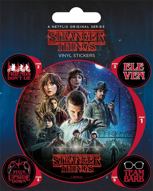 Pyramid International | Stranger Things | One Sheet | Sticker Sheet | Officially Licensed