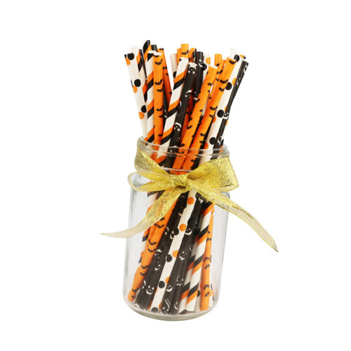 BESTOYARD 50 Pcs Halloween Juice Straws Halloween Straws Birthday Party Supplies Red Decor Plastic Straw Plastic Disposable Straws Paper Straw Party Straw Drinking Straw Paper Straws Coffee