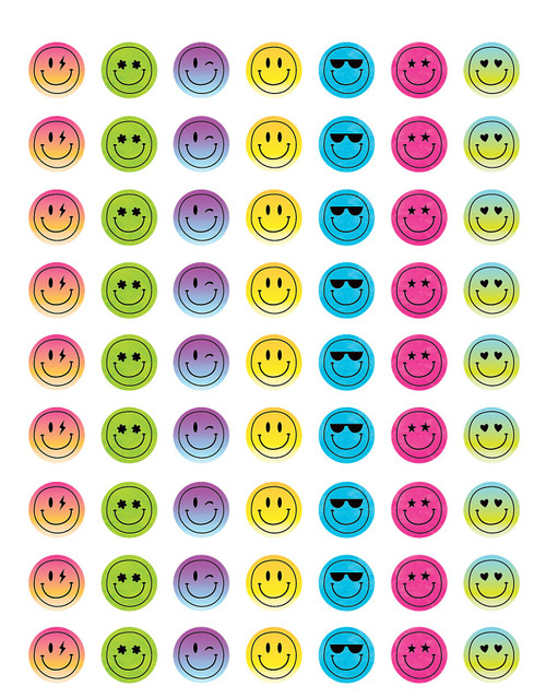 Teacher Created Resources Brights 4Ever Smiley Faces Mini Stickers Teacher Created Resources Brights 4Ever Smiley Faces Mini Stickers