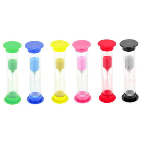 BUJIATANG Sand Timer Sandglass Sand Clock Timers Colors Hourglass 30sec 1min 2min 3mins 5mins 10mins 6PCS The Hourglass
