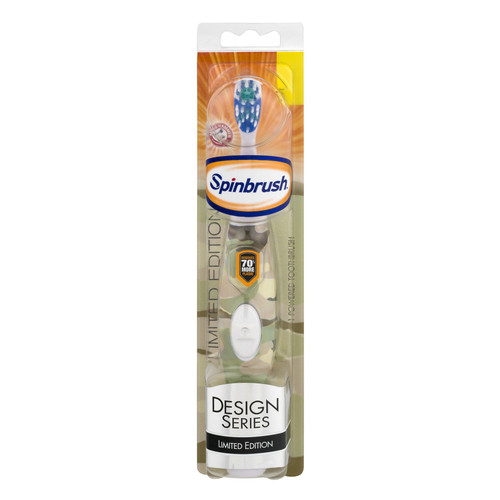 Arm & Hammer Spinbrush Design Series Powered Toothbrush, Soft