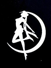 CCI Creative Concept Ideas Sailor Moon Serena Decal Vinyl Sticker|Cars Trucks Vans Walls Laptop| White |5.5 x 4.25 in|CCI909