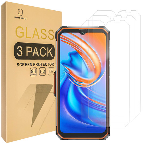 Mr.Shield [3-Pack] Screen Protector For Blackview BV9200 [Tempered Glass] [Japan Glass with 9H Hardness] Screen Protector with Lifetime Replacement