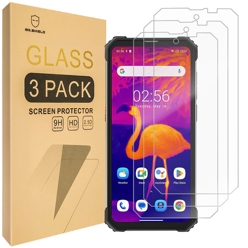 Mr.Shield [3-Pack] Screen Protector For Blackview BV8900 [Tempered Glass] [Japan Glass with 9H Hardness] Screen Protector with Lifetime Replacement