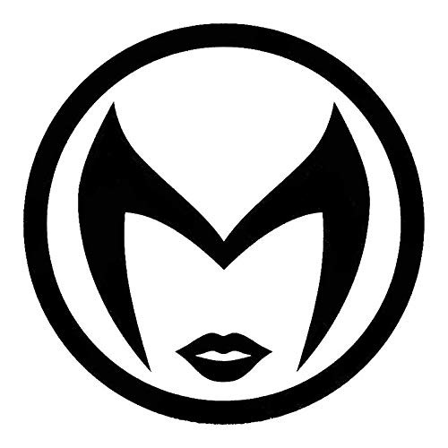 Scarlet Witch Symbol Avengers Marvel Comics CCI Decal Vinyl Sticker|Cars Trucks Vans Walls Laptop|Black |5.5 x 5.5 in|CCI1930