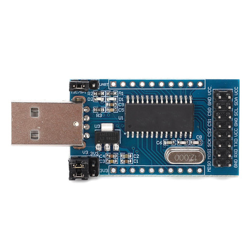 Parallel Port Module -USB to UART I2C SPI TTL ISP EPP/MEM Interface 3.3V/5V Output Voltage