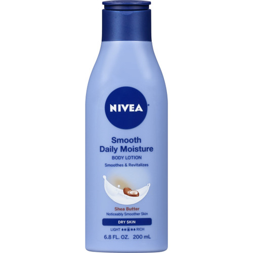 NIVEA Smooth Daily Moisture Body Lotion 6.8 Fluid Ounce
