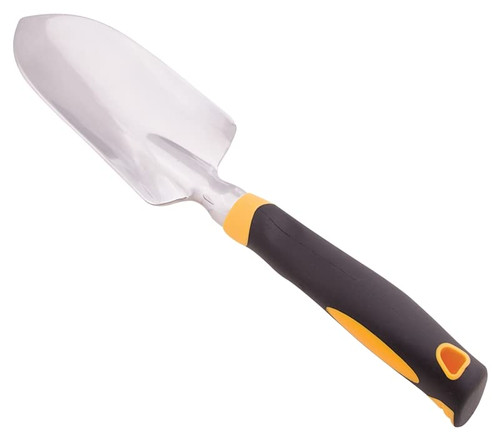 Edward Tools Garden Trowel Hand Shovel - Heavy Duty Rustproof Aluminum Bend-Proof Garden Hand Tool - Ergonomic Soft Grip Rubber