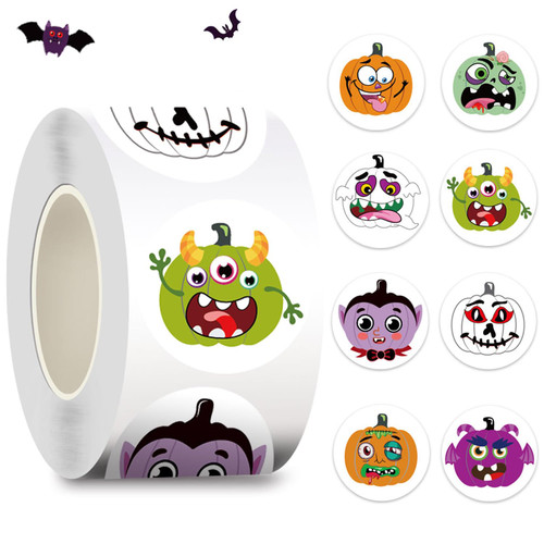 600pcs Halloween Roll Stickers Halloween Cute Ghost Pumpkin Stickers Funny Eyes Bat Witch Designs Happy Label Stickers for Kid Halloween Party Decorations Favors Round Roll Stickers for Cards Gifts 600pcs Halloween Roll Stickers Halloween Cute Ghost Pumpkin Stickers Funny Eyes Bat Witch Designs Happy Label Stickers for Kid Halloween Party Decorations Favors Round Roll Stickers for Cards Gifts