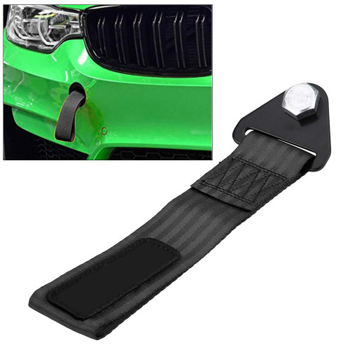 Tow Strap Universal Tow Recovery Strap High Strength Racing Car Tow Strap Tow Rope for Front Rear Bumper Towing Hook (Balck) Tow Strap Universal Tow Recovery Strap High Strength Racing Car Tow Strap Tow Rope for Front Rear Bumper Towing Hook (Balck)
