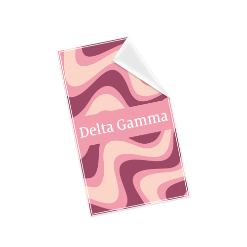 Delta Gamma Sorority Licensed Decal Sticker 3x5 inches Laptop Decor (Delta Gamma #6)