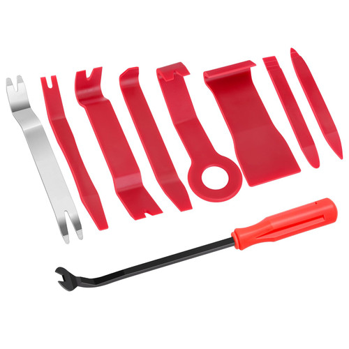 GLK Car Door Clip Panel Trim Removal Tool Kit for Car Dash Radio Audio Installer Pry Tool 9PCS