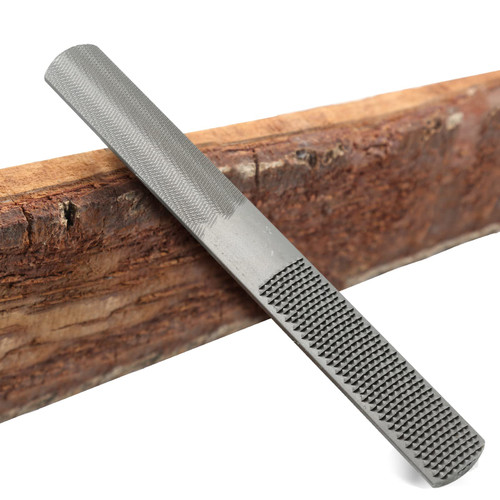 Litoexpe 4 Way Wood Rasp File, 8 Inch Premium Grade High Carbon Hand File, Round Rasp, Half Round Flat, Needle Files Wood Rasp for Sharping Wood and Metal Tools