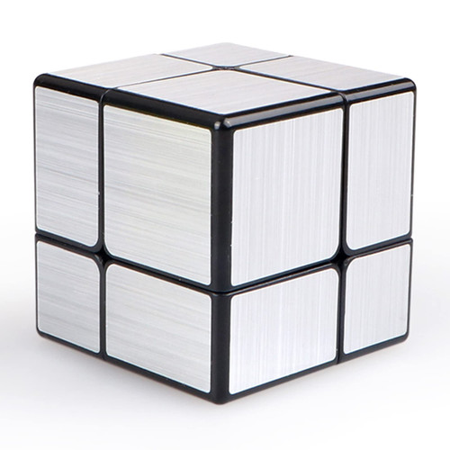 QYTOYS 2x2x2 Mirror Cube,Magic Cube Mirror Silver Blocks,Speed Cube Mirror Blocks,Different Shapes Puzzle Cube Silver,Durable Puzzle Cube Toy Magic Square Puzzle Cube,Silver