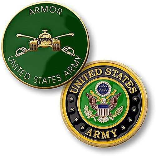 U.S. Army Armor Challenge Coin U.S. Army Armor Challenge Coin