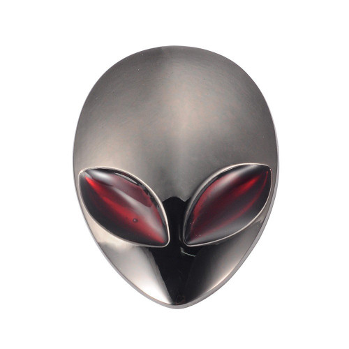Gunmetal Car 3D Logo Metal Aliens Auto Truck Motorcycle Emblem Badge Sticker Decal Gunmetal Car 3D Logo Metal Aliens Auto Truck Motorcycle Emblem Badge Sticker Decal