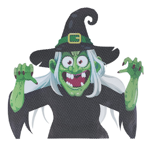 OOTSR Halloween Witch Car Window Stickers, Funny Car Window Stickers and Decals for Vehicles Automotive Stickers for Out Side