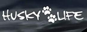 MAF - Husky Life Dog Vinyl Decal Sticker for Cars LAPTOPS Walls Windows Toolbox Gift