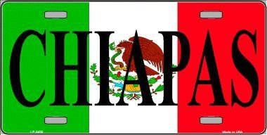 Chiapas Metal Novelty License Plate Tag LP-3430
