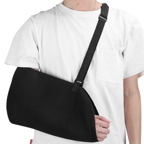 Arm Sling, Breathable Arm Slings Shoulder Immobilizer Elbow Slings Adjustable Arm Support Shoulder Immobilizer Shoulder Sling Immobilizer Arm Slings for Broken Wrist Broken Arm Immobiliz