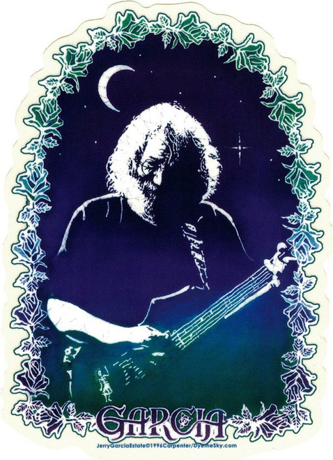Grateful Dead Jerry Garcia Roses - Window Sticker / Decal (4.5" X 6")