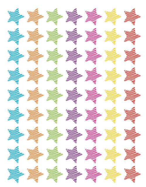 Teacher Created Resources Scribble Stars Mini Stickers Teacher Created Resources Scribble Stars Mini Stickers